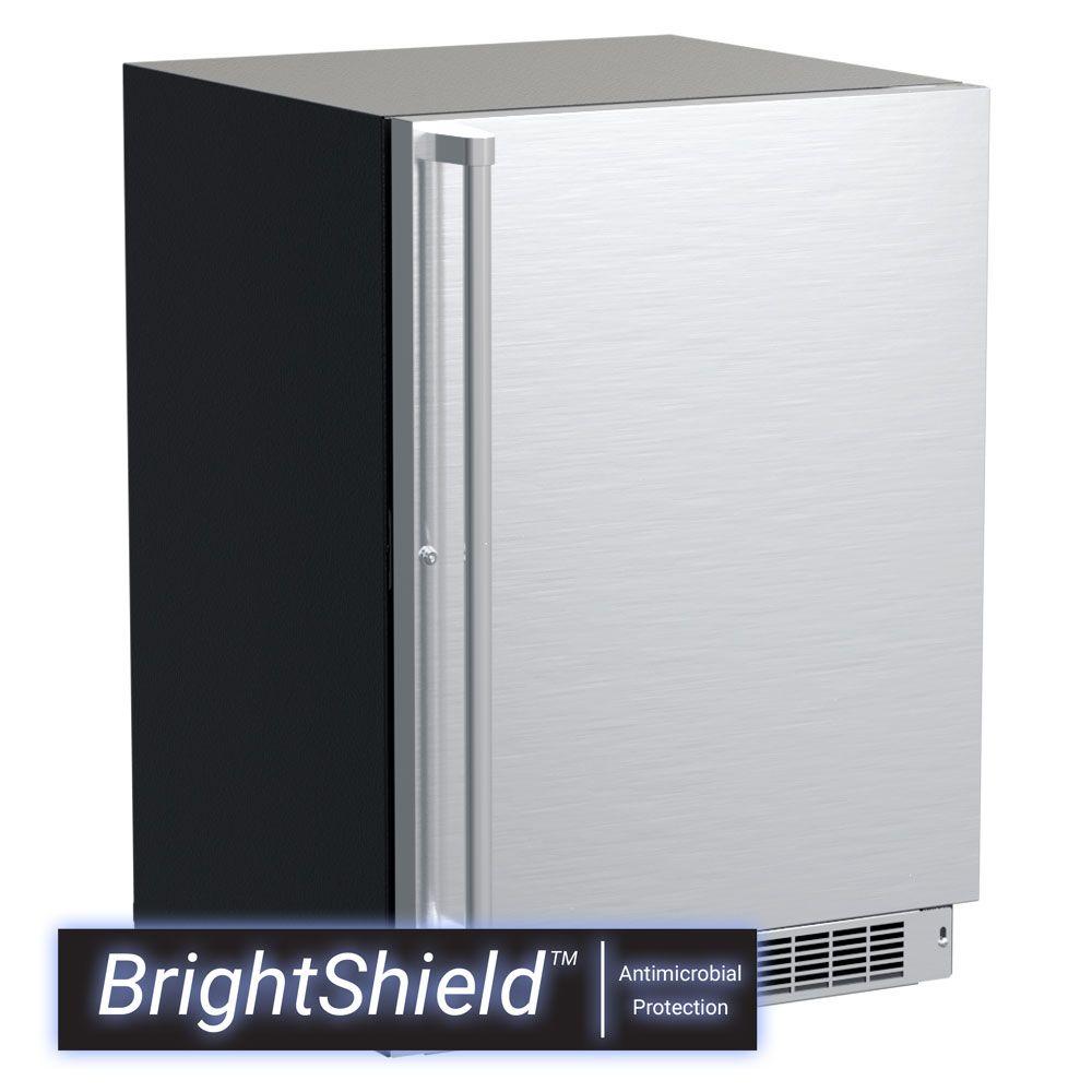 Marvel MPRE424SS81A 24 Inch Marvel Professional Refrigerator With Brightshield With Door Style - Stainless Steel