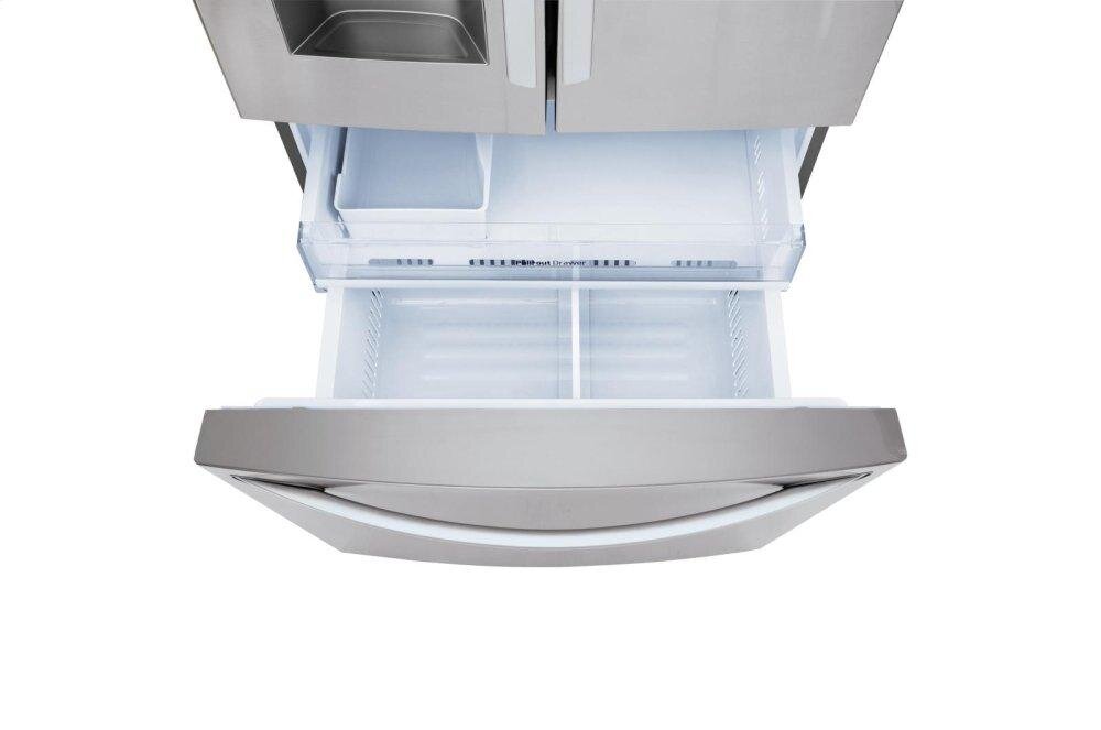 Lg LFXC22526S 22 Cu. Ft. Smart Wi-Fi Enabled French Door Counter-Depth Refrigerator