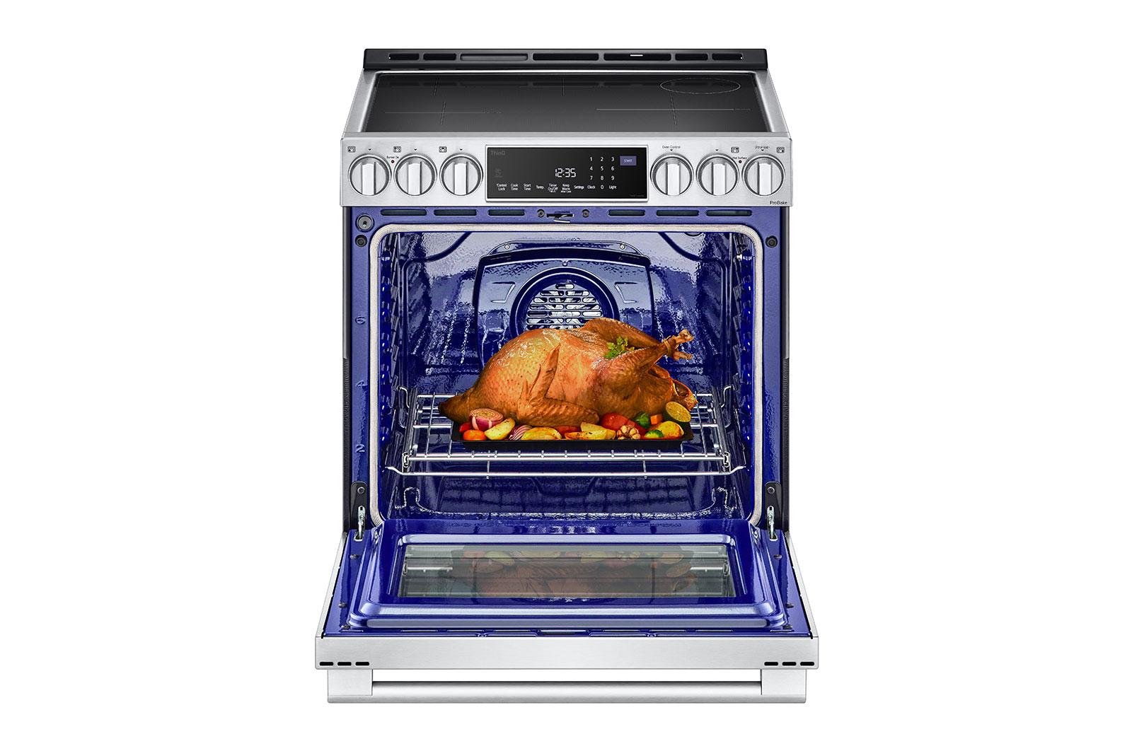 Lg LSIS6338F Lg Studio 6.3 Cu. Ft. Instaview® Induction Slide-In Range With Air Fry And Air Sous Vide