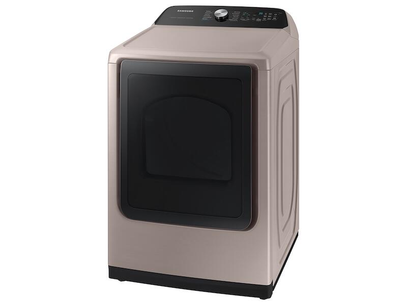 Samsung DVE52A5500C 7.4 Cu. Ft. Smart Electric Dryer With Steam Sanitize+ In Champagne