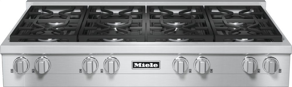 Miele KMR13541GCLEANSTEEL Kmr 1354-1 G - Rangetop With 8 Burners For Professional Applications