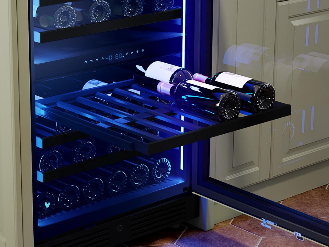 Zephyr PRW24C02CPG 24" Panel Ready Dual Zone Wine Cooler