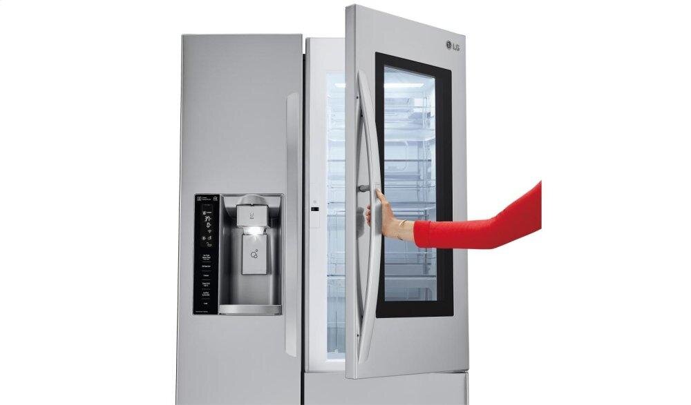 Lg LSXC22396S 22 Cu.Ft. Smart Wi-Fi Enabled Instaview&#8482; Door-In-Door® Counter-Depth Refrigerator