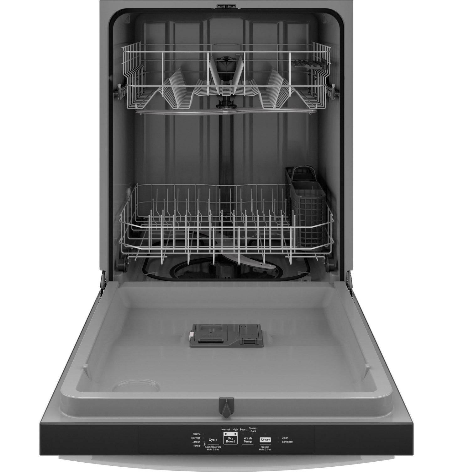 Ge Appliances GDT535PGRWW Ge® Top Control With Plastic Interior Dishwasher With Sanitize Cycle & Dry Boost