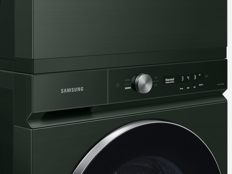 Samsung WF53BB8900AGUS Bespoke 5.3 Cu. Ft. Ultra Capacity Front Load Washer With Ai Optiwash&#8482; And Auto Dispense In Forest Green