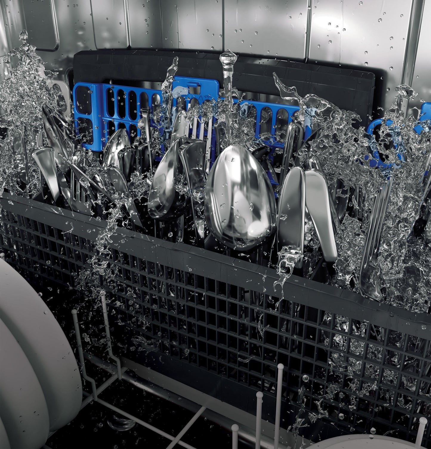 Ge Appliances PDT715SYVFS Ge Profile&#8482; Fingerprint Resistant Top Control With Stainless Steel Interior Dishwasher With Microban&#8482; Antimicrobial Protection With Sanitize Cycle