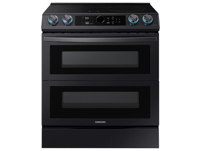 Samsung NE63T8951SG 6.3 Cu. Ft. Smart Slide-In Induction Range With Flex Duo™, Smart Dial & Air Fry In Black Stainless Steel