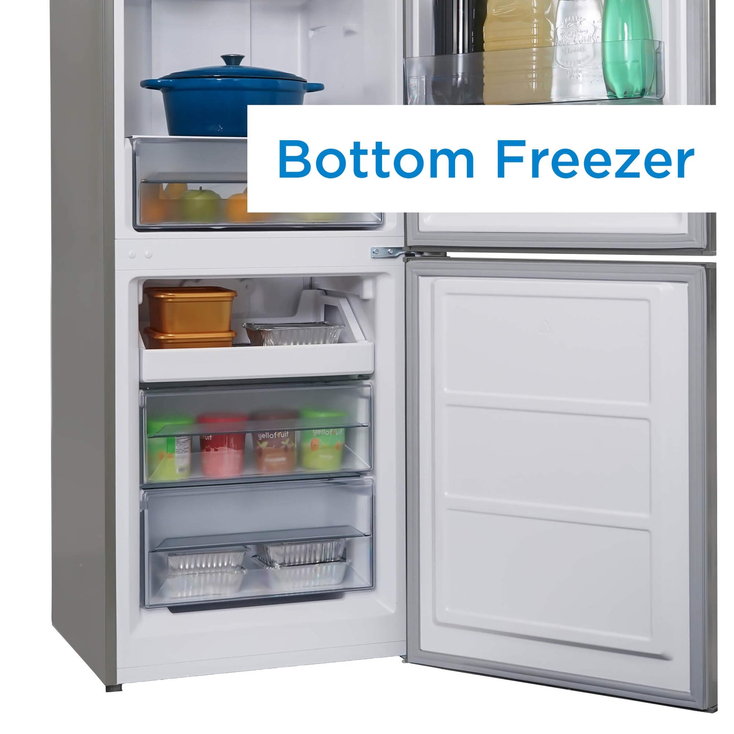 Danby DBMF100B1SLDB Danby 10 Cu Ft Bottom Mount Refrigerator