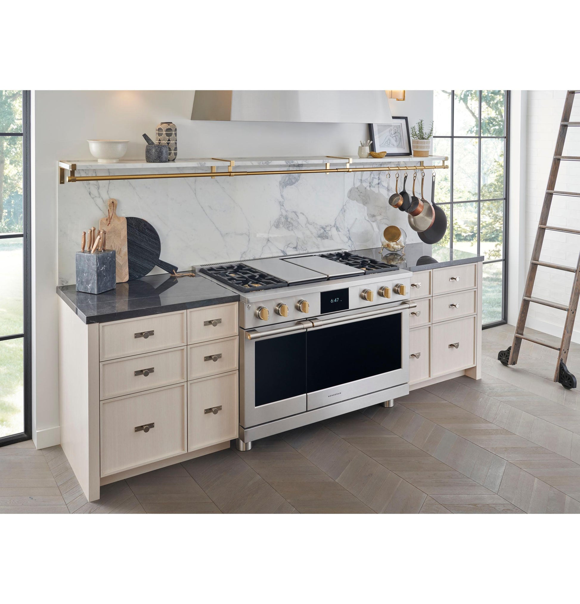 Monogram ZVC48STSS Monogram 48" Custom Stainless Steel Hood Insert Sold Separately