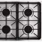 Thor Kitchen TGC3001 30 Inch Professional Drop-In Gas Cooktop With Four Burners In Stainless Steel