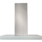 Best Range Hoods ICB3I36SBW Ispira 36-In. 650 Max Cfm Stainless Steel Island Range Hood With Purled™ Light System And White Glass