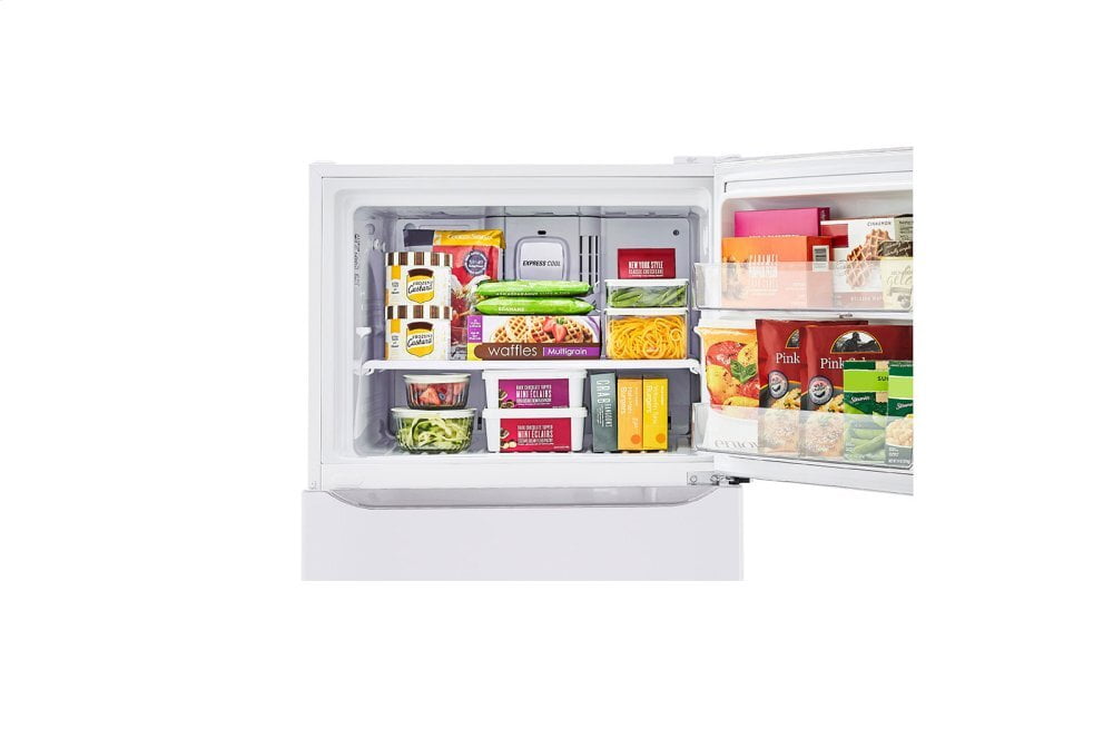 Lg LTCS20020W 20 Cu. Ft. Top Freezer Refrigerator