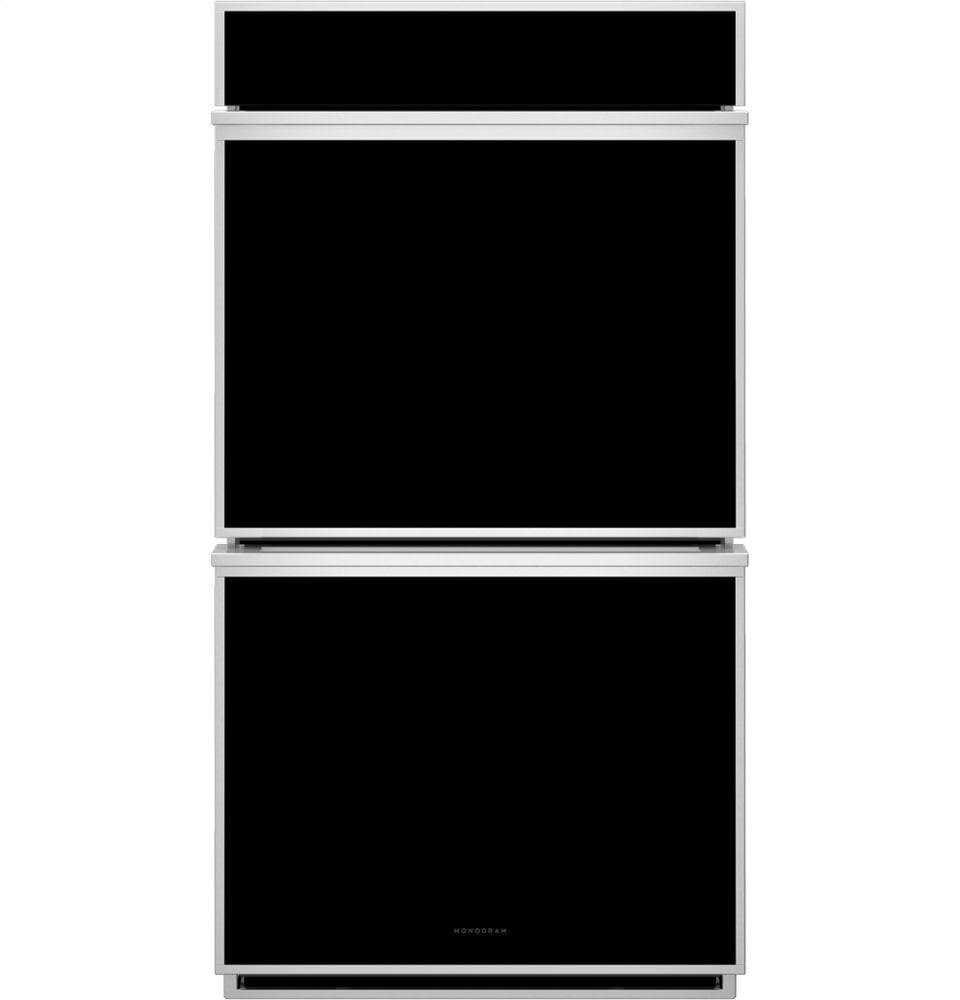 Monogram ZKD90DSSNSS Monogram 27" Smart Electric Convection Double Wall Oven Minimalist Collection