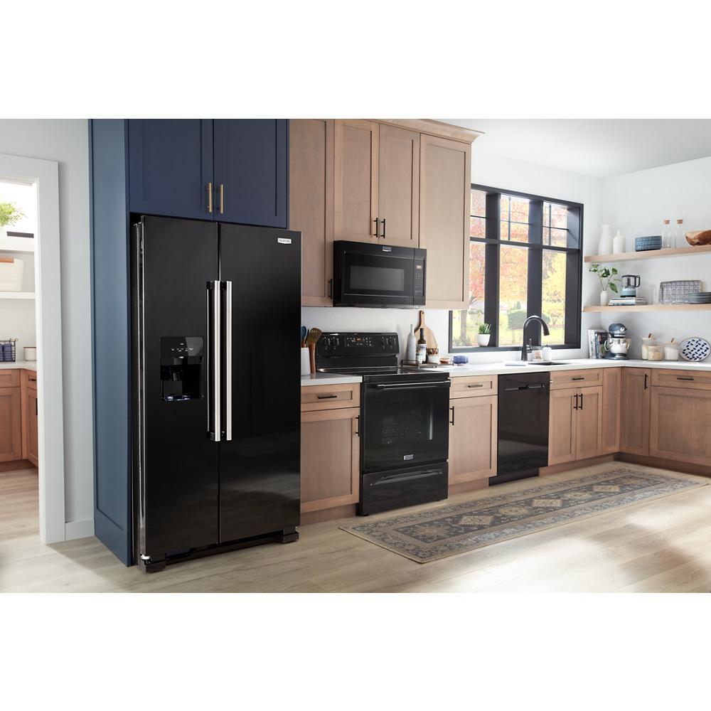 Maytag MRSF4036PB 36-Inch Wide Side-By-Side Refrigerator - 25 Cu. Ft.