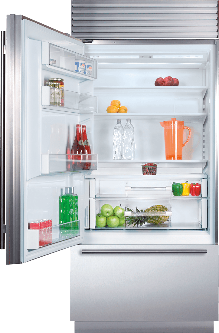 Sub-Zero BI36UOLH 36" Classic Over-And-Under Refrigerator/Freezer - Panel Ready