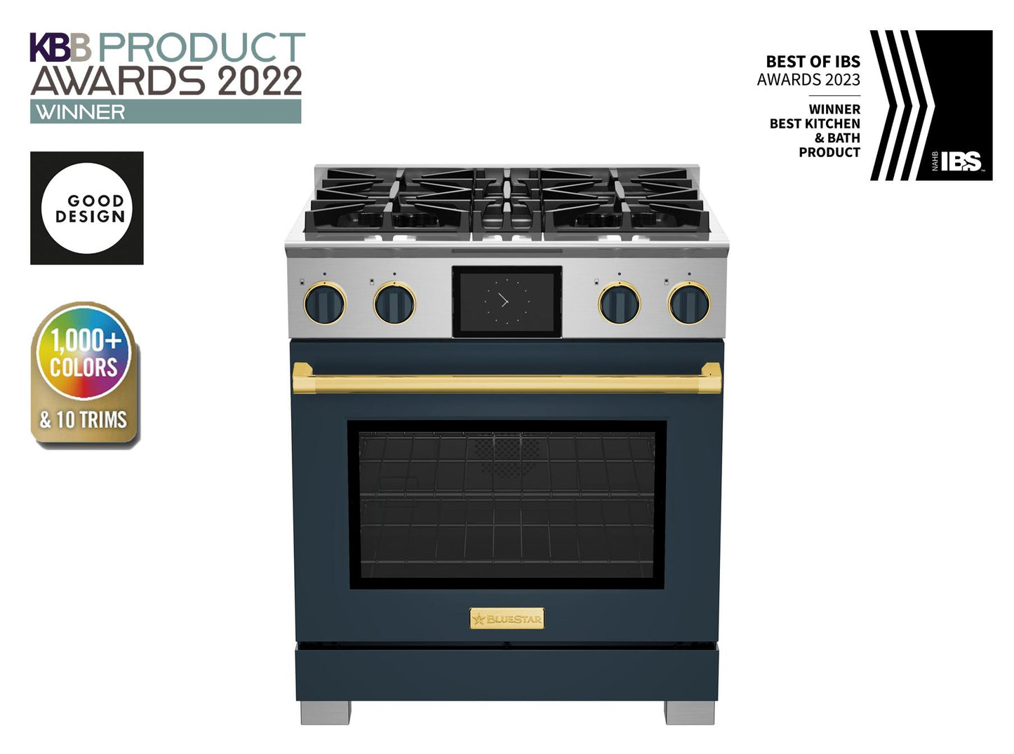 Bluestar BSDF304B 30" Dual Fuel Range