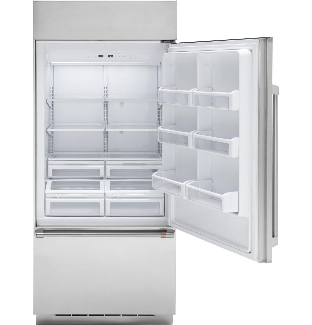 Cafe CDB36RP2RS1 Café™ 21.3 Cu. Ft. Built-In Bottom-Freezer Refrigerator
