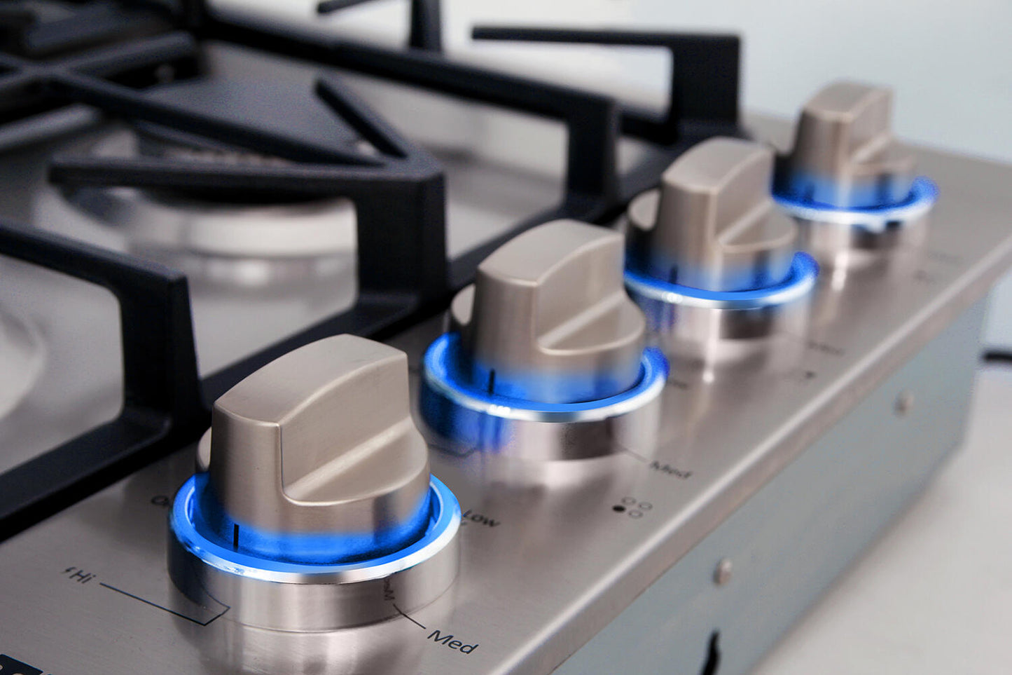 Thor Kitchen TGC3001 30 Inch Professional Drop-In Gas Cooktop With Four Burners In Stainless Steel