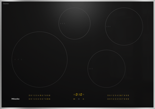 Miele KM7730FR Km 7730 Fr - Induction Cooktop With 4 Round Cooking Zones