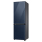 Samsung RB12A300641 12.0 Cu. Ft. Bespoke Bottom Freezer Refrigerator With Customizable Colors And Flexible Design In Navy Glass