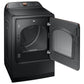 Samsung DVE55A7700V 7.4 Cu. Ft. Smart Electric Dryer With Steam Sanitize+ In Brushed Black
