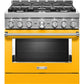 Kitchenaid KFGC506JYP Kitchenaid® 36'' Smart Commercial-Style Gas Range With 6 Burners - Yellow Pepper