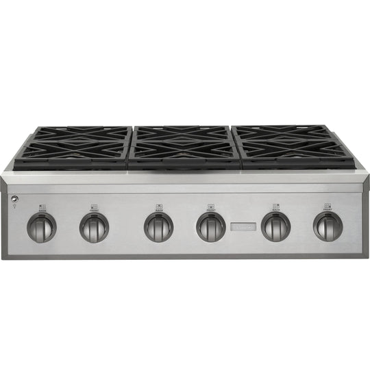 Monogram ZGU366NPSS Monogram 36" Professional Gas Rangetop With 6 Burners (Natural Gas)