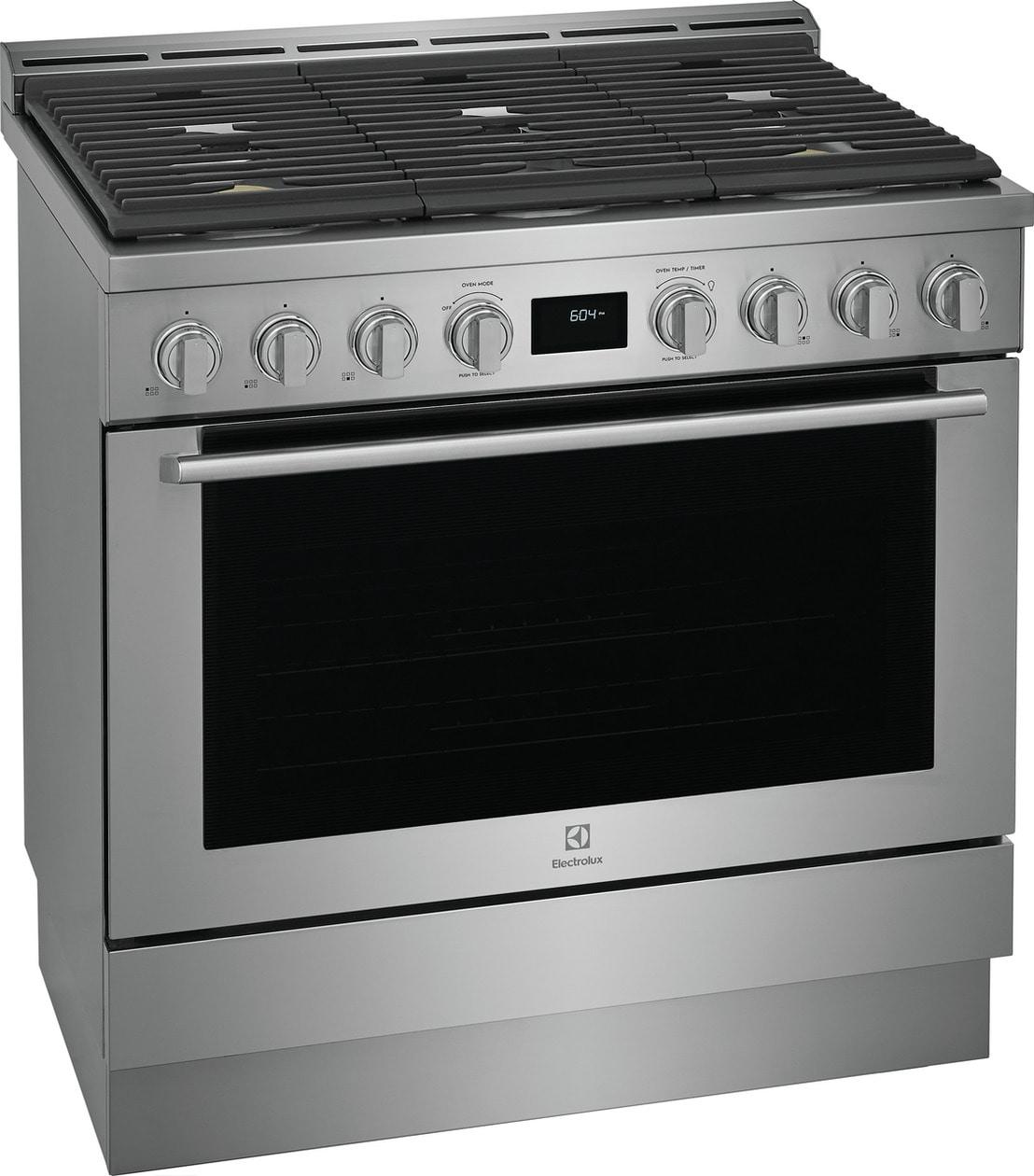 Electrolux ECFG3668AS Electrolux 36" Front Control Freestanding Gas Range