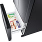 Samsung RF18A5101SG 18 Cu. Ft. Smart Counter Depth 3-Door French Door Refrigerator In Black Stainless Steel