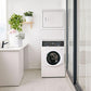 Speed Queen SF7007WE Sf7 Stacked White Washer - Electric Dryer With Pet Plus Sanitize Fast Cycle Times 5-Year Warranty