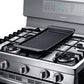 Samsung NX58F5700WS 5.8 Cu. Ft. Gas Range With True Convection In Stainless Steel