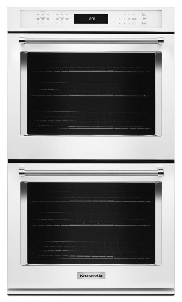 Kitchenaid KODE507EWH 27" Double Wall Oven With Even-Heat&#8482; True Convection - White