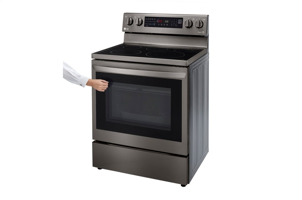Lg LREL6325D 6.3 Cu Ft. Smart Wi-Fi Enabled True Convection Instaview® Electric Range With Air Fry
