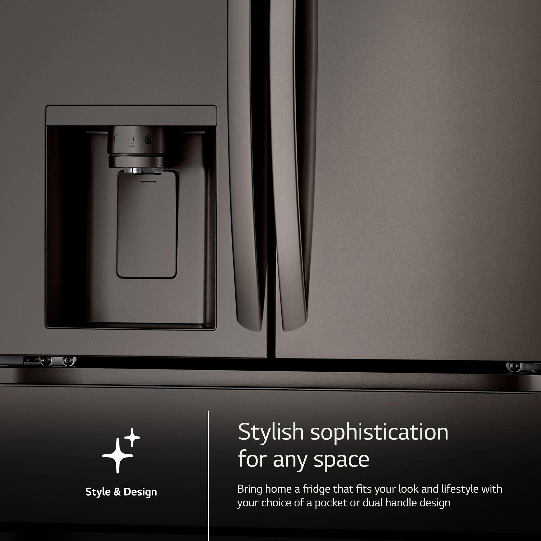 Lg LF29H8330D 29 Cu. Ft. Smart Standard-Depth Max™ 4-Door French Door Refrigerator With Full-Convert Drawer™