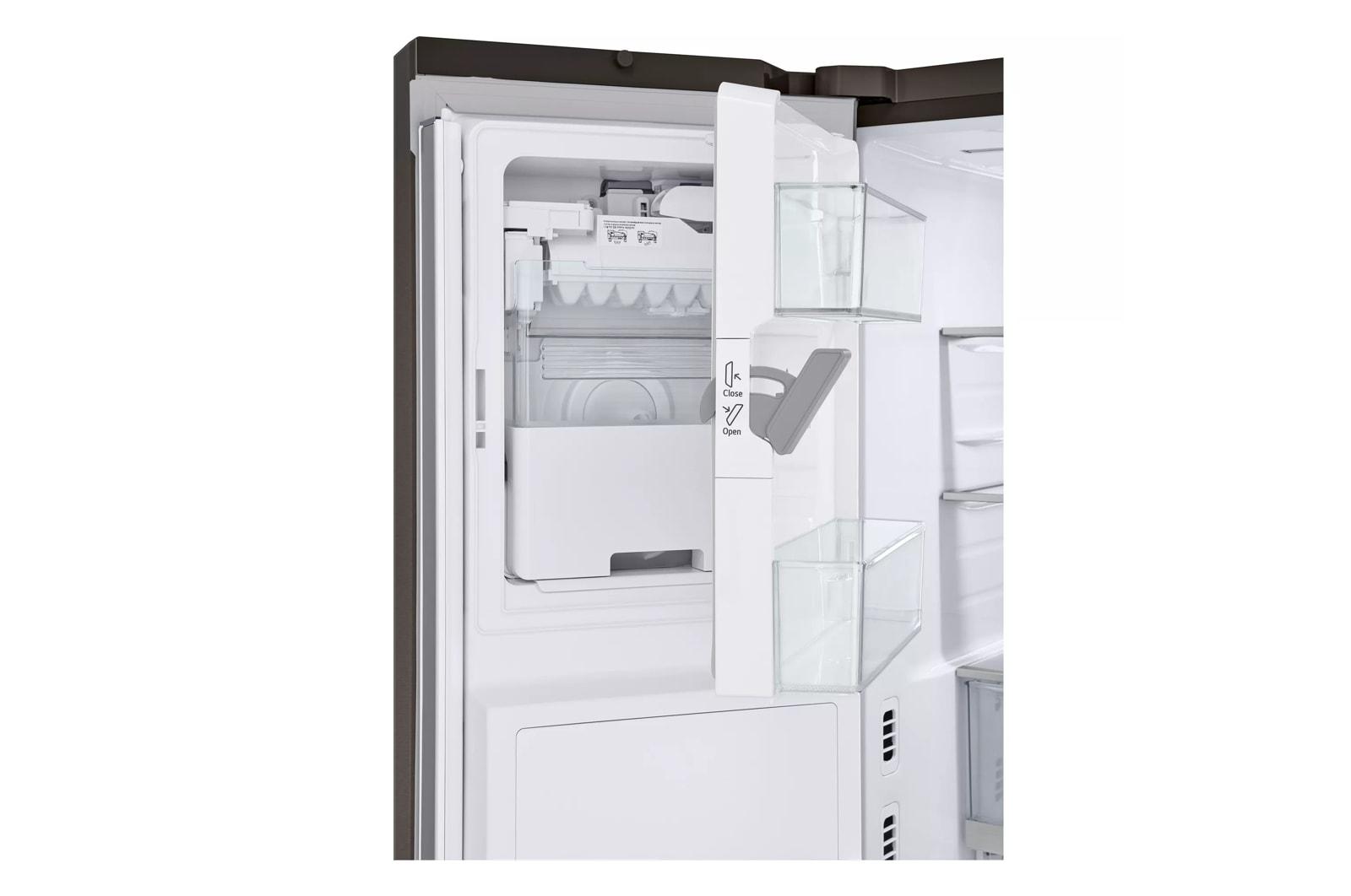 Lg LRYKC2606D 26 Cu. Ft. Smart Mirror Instaview® Counter-Depth Max™ French Door Refrigerator With Four Types Of Ice
