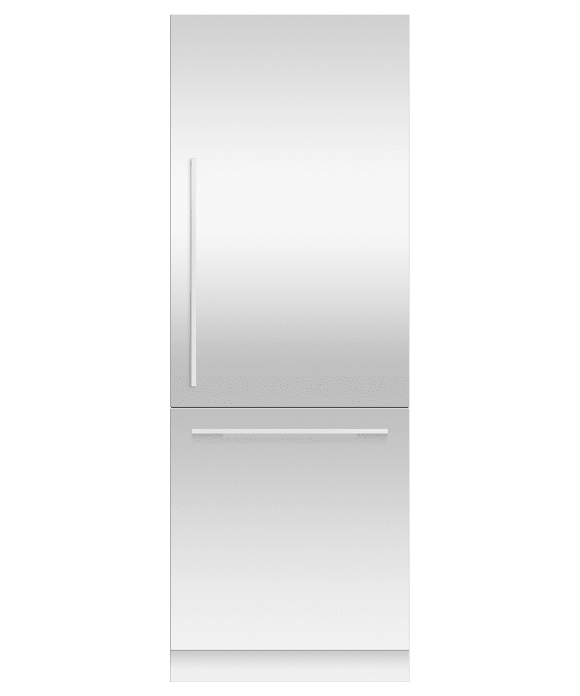 Fisher & Paykel RS3084WRU1 Integrated Refrigerator Freezer, 30", Ice & Water