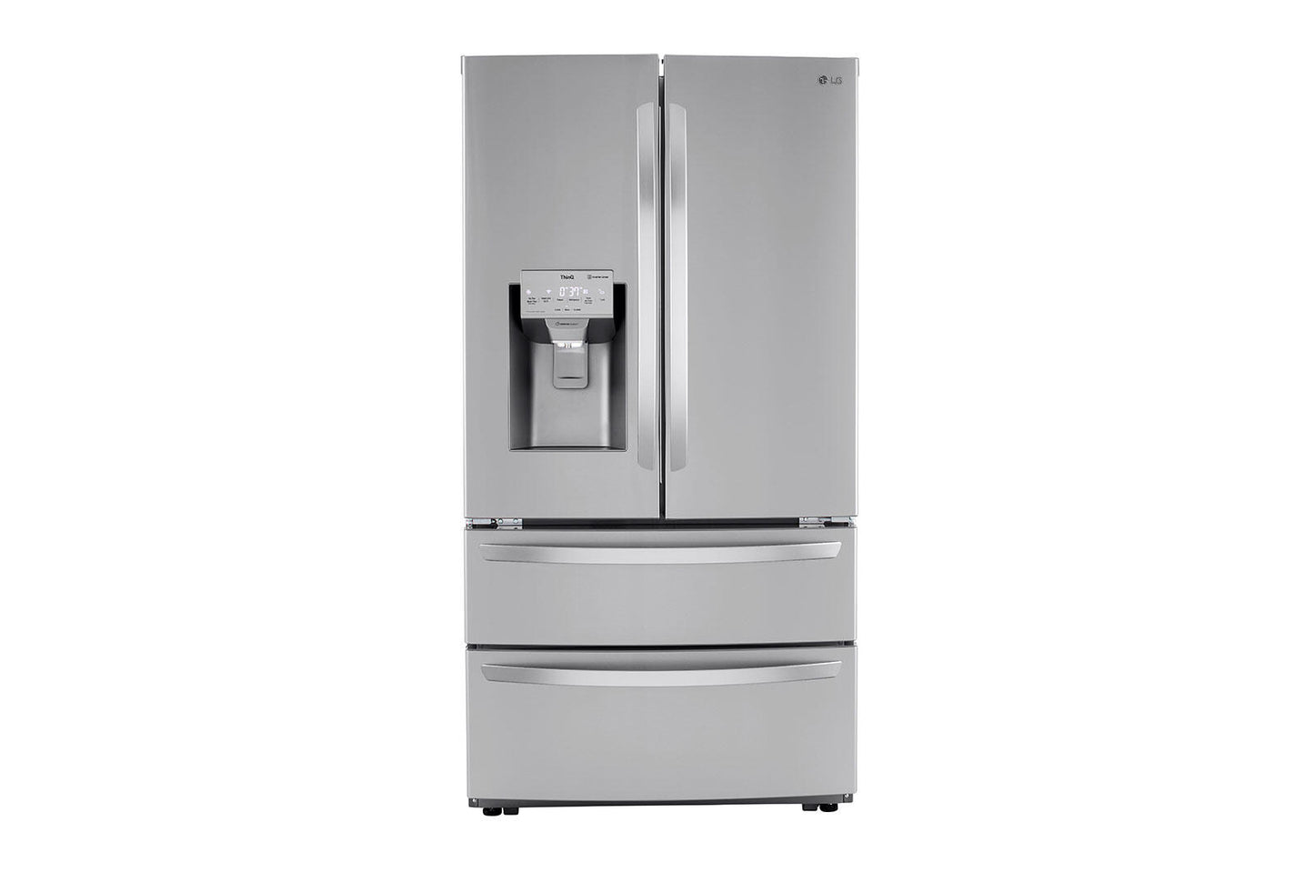 Lg LMXC22626S 22 Cu Ft. Smart Counter Depth Double Freezer Refrigerator