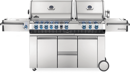 Napoleon Bbq PRO825RSBINSS3 Prestige Pro 825 Rsbi With Power Side Burner, Infrared Rear & Bottom Burners , Stainless Steel , Natural Gas
