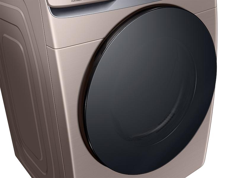 Samsung DVE45B6300C 7.5 Cu. Ft. Smart Electric Dryer With Steam Sanitize+ In Champagne, Open Box