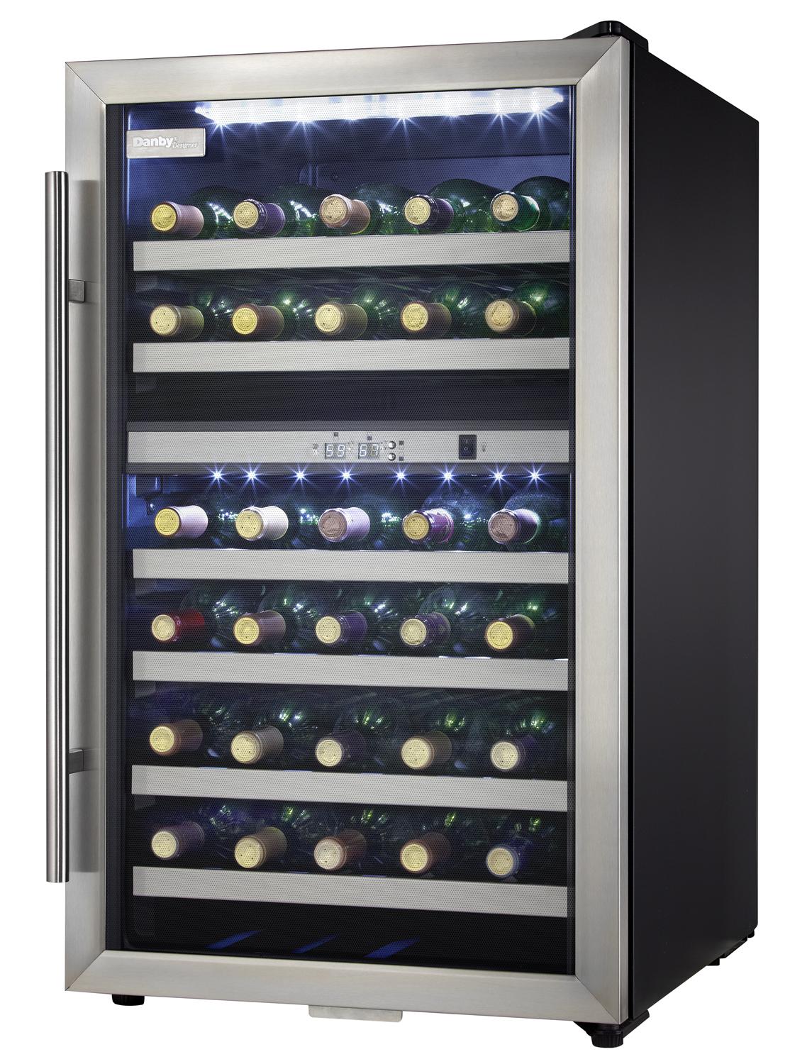 Danby DWC114BLSDD Danby Designer 38 Bottle Wine Cooler