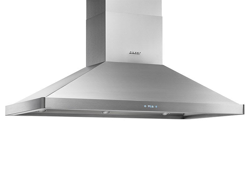Dacor DHI542 54" Chimney Island Hood, Silver Stainless Steel