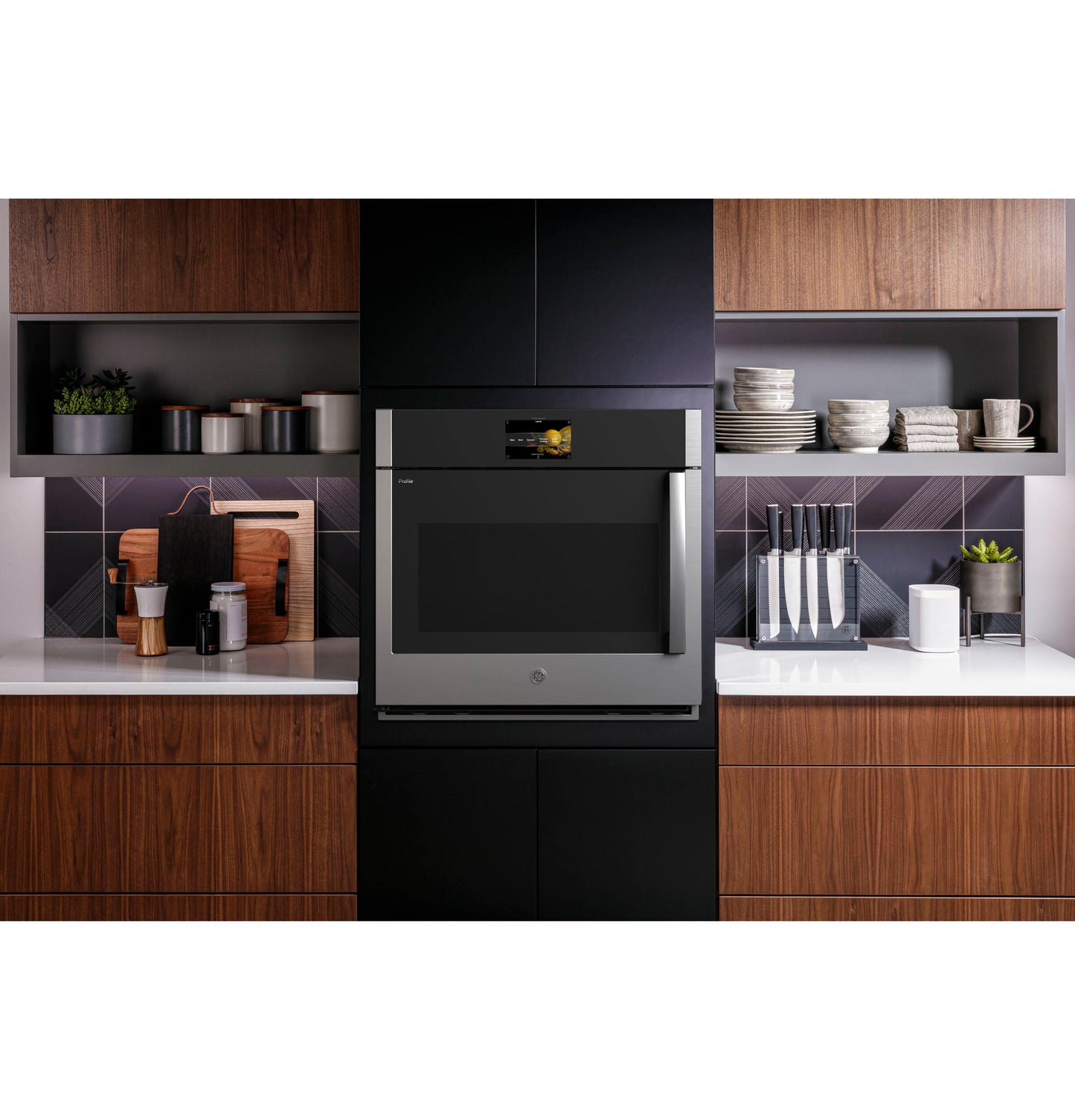 Ge Appliances PTS700LSNSS Ge Profile™ 30" Smart Built-In Convection Single Wall Oven With Left-Hand Side-Swing Doors
