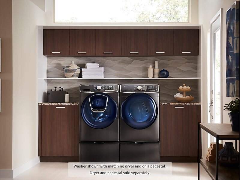 Samsung WF45K6500AV 4.5 Cu. Ft. Smart Front Load Washer With Addwash™ In Black Stainless Steel