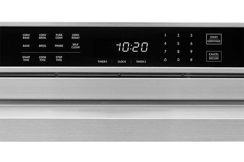 Dacor HWO127FS 27" Single Wall Oven, Silver Stainless Steel With Flush Handle
