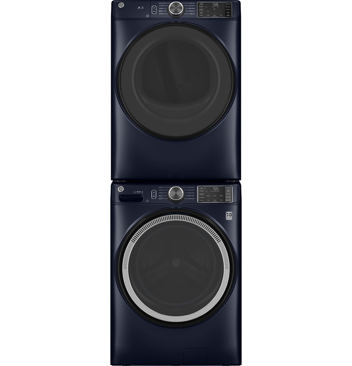 Ge Appliances GFD55GSPRRS Ge® 7.8 Cu. Ft. Capacity Smart Front Load Gas Dryer With Sanitize Cycle