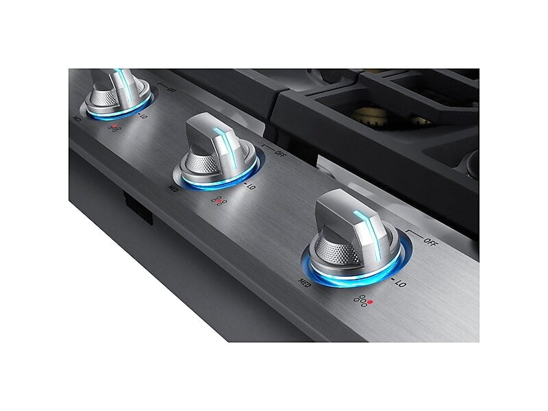 Samsung NA36N7755TS 36" Gas Cooktop With 22K Btu Dual Power Burner In Stainless Steel
