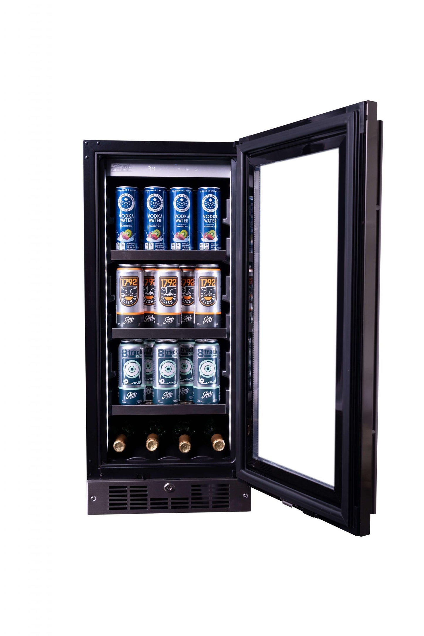 Silhouette SPRBC031D1SS Silhouette - 3.1 Cu. Ft. Built-In Under Counter Beverage Center