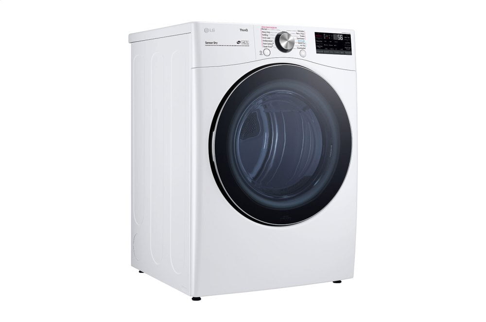 Lg DLGX4201W 7.4 Cu. Ft. Ultra Large Capacity Smart Wi-Fi Enabled Front Load Gas Dryer With Turbosteam™ And Built-In Intelligence
