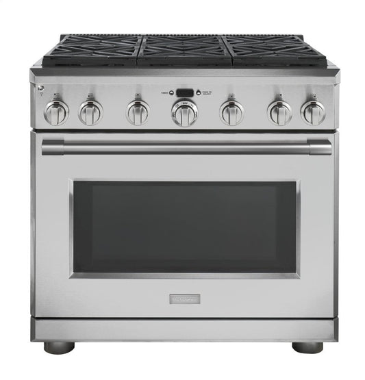 Monogram ZDP366NNSS Monogram 36" Dual-Fuel Professional Range With 6 Burners (Natural Gas)