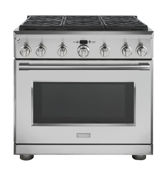 Monogram ZGP366LNSS Monogram 36" All Gas Professional Range With 6 Burners (Liquid Propane)